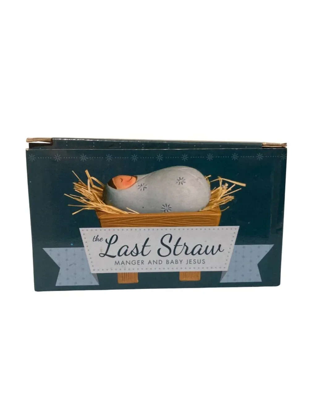 The Last Straw Christmas Nativity Baby Jesus Figurine One Silent Night